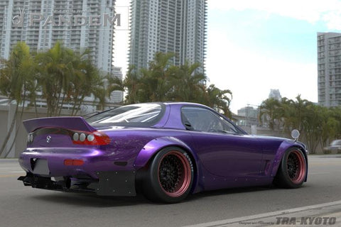 GReddy Mazda RX-7 Pandem Wide Body Boss Rear Diffuser - 17040309