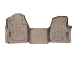 WeatherTech 2017 Ford F-250/F-350/F-450/F-550 Reg Cab (No Floor Shifter) Front FloorLiner - Tan - 4510281
