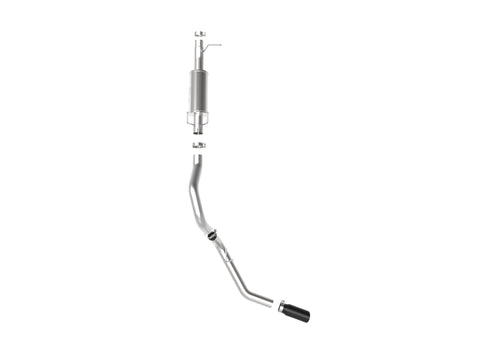 aFe Apollo GT Series 3-1/2in 409 SS Axle-Back Exhaust 17-20 Ford F-250/F-350 6.2/7.3L w/ Black Tips - 49-43116-B