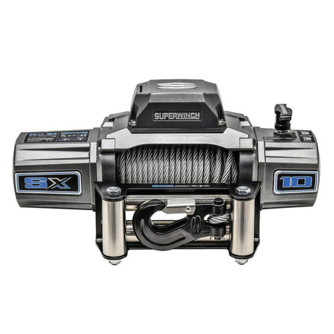 Superwinch 10000 LBS 12V DC 3/8in x 85ft Wire Rope SX 10000 Winch - 1710200