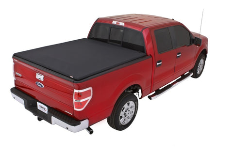 Lund 04-14 Ford F-150 (6.5ft. Bed) Genesis Elite Tri-Fold Tonneau Cover - Black - 95873
