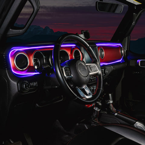 ORACLE Lighting Jeep Wrangler JL / Gladiator JT ColorSHIFT Fiber Optic LED Interior Kit - 4236-333
