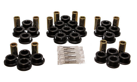 Energy Suspension 87-92 Toyota Supra Black Rear Control Arm Bushing Set - 8.3127G