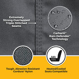 Covercraft 21-25 Ford F150 Carhartt Super Dux SeatSaver Custom 1st Row Seat Covers - Gravel - SSC3489COGY