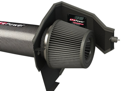 aFe POWER Magnum FORCE Carbon Fiber Stage 2 Track Series Pro Dry S CAIS - 11-18 Dodge Challenger V8 - 51-12162-C