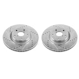 Power Stop 06-07 Subaru B9 Tribeca Front Evolution Drilled & Slotted Rotors - Pair - JBR1319XPR