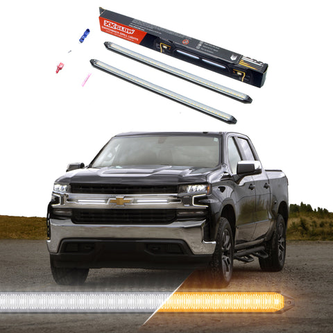 XK Glow 14In Switchback Grill Lights with Start-up Animation & Sequential Turn Signals - XK041029-14