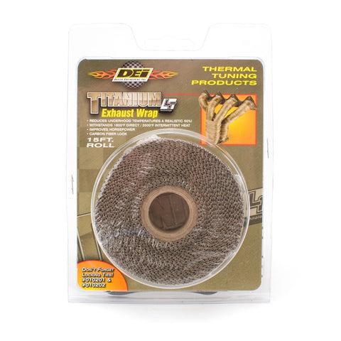 DEI Exhaust Wrap 1in x 15ft - Titanium - 10128