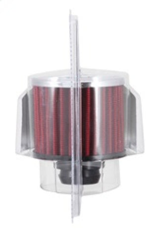 K&N 1in Flange L x 3in OD x 2.5in Height Clamp On Crankcase Vent Filter - 62-1516