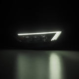 AlphaRex 15-17 Ford Mustang NOVA Series LED Projector Headlights Blk - 880144