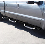 Westin/HDX 99-16 Ford F-250/350 Crew Cab (6.75ft Bed) Stainless Drop Nerf Step Bars - Textured Black - 56-5340152
