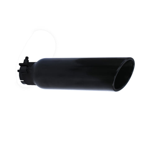 Go Rhino Exhaust Tip - Black - ID 2 1/4in x L 14in x OD 4in - GRT225414B