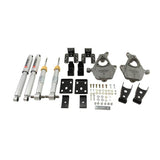 Belltech LOWERING KIT 2014 Chevy/GMC Silverado/Sierra All Cabs 2WD 2in Front/4in Rear w/ Shocks - 986SP