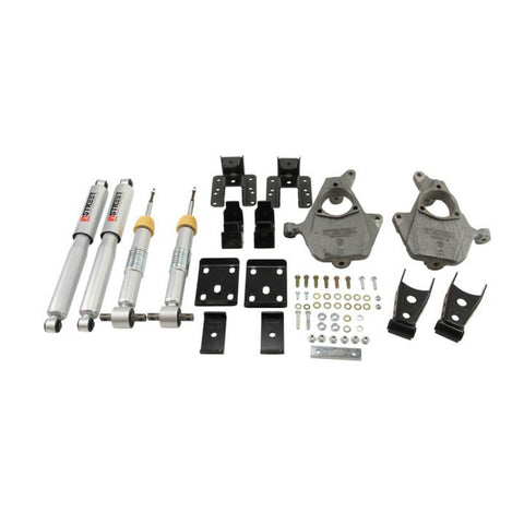 Belltech LOWERING KIT 2014 Chevy/GMC Silverado/Sierra All Cabs 2WD 2in Front/4in Rear w/ Shocks - 986SP