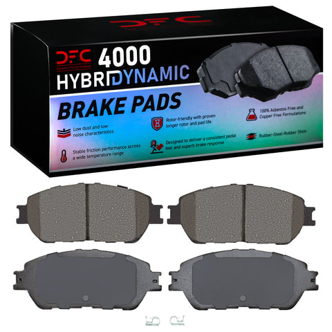 DFC 04-15 Toyota Tacoma Front 4000 Hybridynamic Brake Pads - 4000-0906-10
