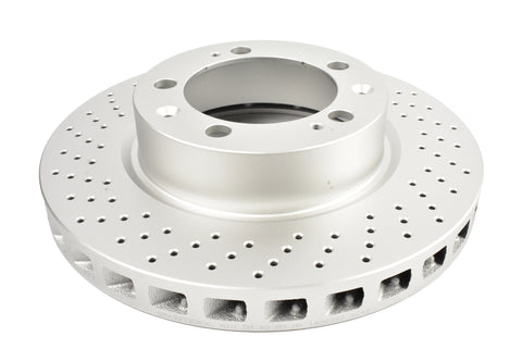 DBA 94-95 Porsche 911 Carrera 4 (Excl Turbo Look) Front Left En-Shield OE Drilled Rotor - DBA3272OEXL