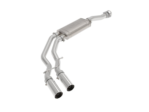aFe Rebel 3in 409 SS Cat-Back Exhaust 2021 Ford F-150 V6 2.7L/3.5L (tt)/V8 5.0L w/ Polished Tips - 49-43128-P