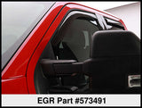 EGR 15-23 Ford F150 Crew Cab In-Channel Window Visors - Set of 4 (573491) - 573491