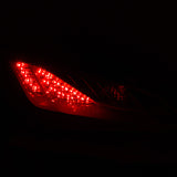 ANZO 2010-2013 Hyundai Genesis LED Taillights Red/Clear - 321334