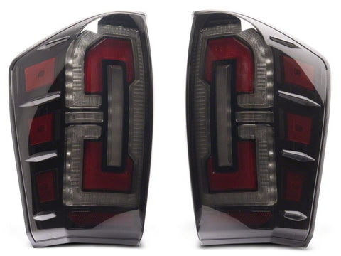 Raxiom 16-23 Toyota Tacoma LED Tail Lights- Blk Housing (Smoked Lens) - TT32385