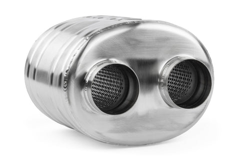 APR Premium Sound Absorption Muffler - Dual 63.5mm (2.5in) Oval Body (220x 169x 211) - MUH0010