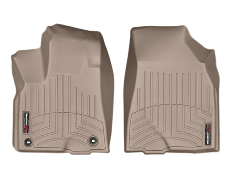 WeatherTech 2014+ Toyota Highlander Front FloorLiner - Tan - 456321
