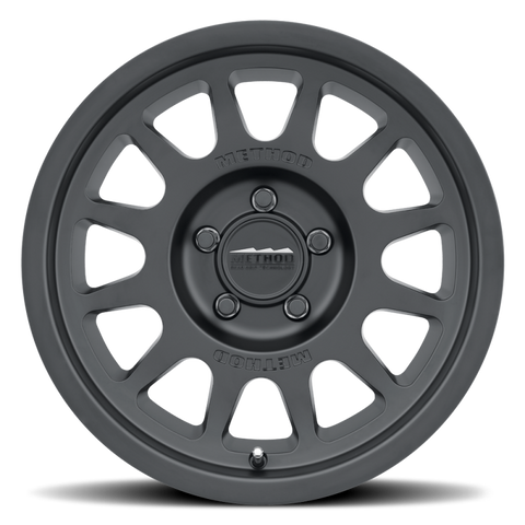 Method MR703 17x8.5 +25mm Offset 5x5 71.5mm CB Matte Black Wheel - MR70378550525