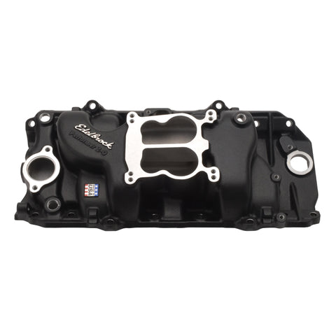 Edelbrock Intake Manifold Perf BBC 2-0 Black - 21613