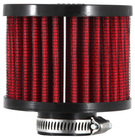 K&N 1 inch ID 3 inch OD 2.375 inch H Rubber Base Crankcase Vent Filter - 62-1410