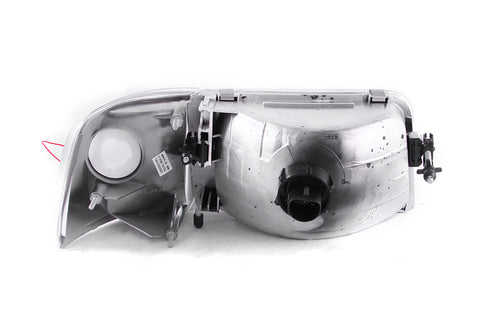 ANZO 1993-1997 Ford Ranger Crystal Headlights Chrome w/ Corner Lights 2pc - 111119