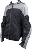 Speed and Strength Starstruck Mesh Jacket Grey/Black Womens - Large - 609921