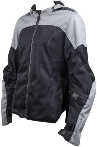 Speed and Strength Starstruck Mesh Jacket Grey/Black Womens - Large - 609921