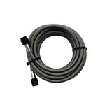 Snow Performance 15ft Braided Stainless Line (Black) w/ -4AN Fittings (NX Version) - SNO-815-BRD