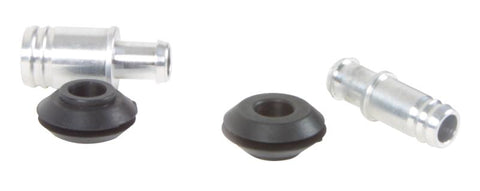 Vibrant 10mm (2/5in) O.D. Aluminum Vacuum Hose Fitting (includes Rubber Grommet) - 2895