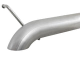 aFe Rock Duster 3in 409 SS Cat-Back Turn-Down Exhaust 2018+ Jeep Wrangler (JL) V6 3.6L - 49-48068