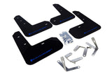 Rally Armor 13-17 Subaru BRZ / Scion FR-S Black UR Mud Flap w/ Blue Logo - MF23-UR-BLK/BL