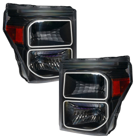 Oracle 11-16 Ford F250/350 LED HL - Black - ColorSHIFT - 8159-330