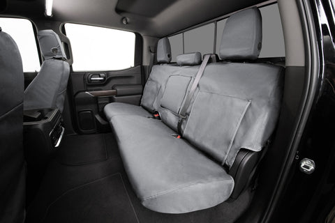 Covercraft 23 Dodge Ram ProMaster Waterproof Polyester SeatSaver Custom Front Row Seat Covers - Grey - SS2579WFGY