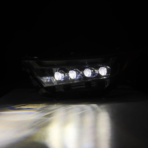 AlphaRex 19-23 Toyota RAV4 NOVA LED Projector Headlights Alpha-Black - 880857