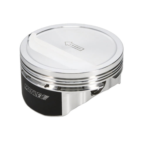 Manley Small Block Chevrolet LS Series 4.130in Bore/-11cc Dish Top Piston Set - 596605C-8