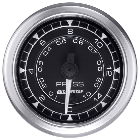 Autometer Chrono 2-1/16in 15PSI Pressure Gauge - 8162