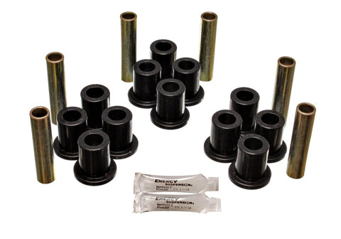 Energy Suspension Fd 4 Wd Frt Sprg Bush Set - Black - 4.2118G