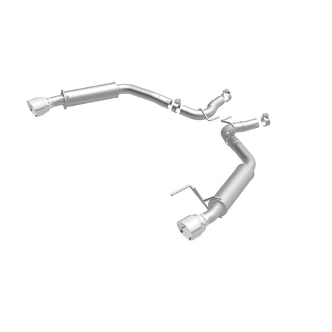 MagnaFlow Axle Back, SS, 2.5in, Competition, Dual Split Polish 4.5in Tip 2015 Ford Mustang Ecoboost - 19179