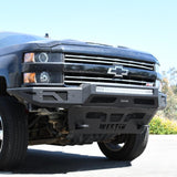 Westin 15-19 Chevrolet Silverado 2500/3500 Pro-Mod Skid Plate - Textured Black - 58-71165