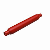 MagnaFlow Muffler Red Pack Series Glasspack 3.5in Rd 18in Body Length 2.25in/2.25in Inlet/Outlet - 13125