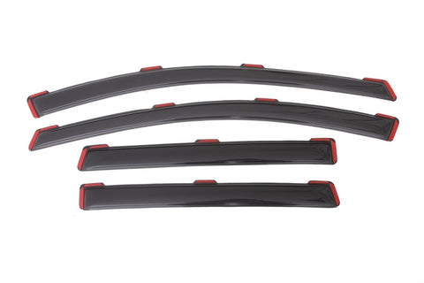 AVS 13-18 Ford Escape Ventvisor In-Channel Front & Rear Window Deflectors 4pc - Smoke - 194383