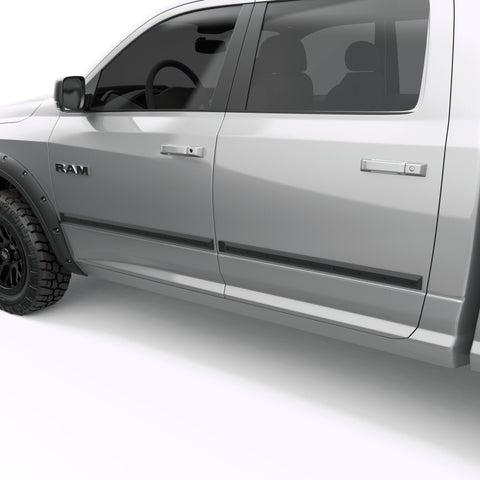 EGR Crew Cab Front 41.5in Rear 38in Bolt-On Look Body Side Moldings (991674) - 991674