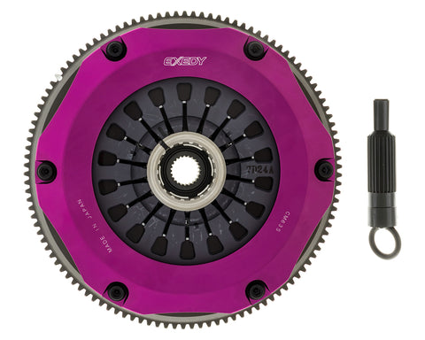 Exedy 08-15 Mitsubishi Evo X 4B11T 2.0L Twin-Organic Clutch Kit - MM062SDF