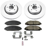 Power Stop 15-19 Ford Mustang Front Z17 Evolution Geomet Coated Brake Kit - CRK6809