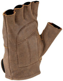 Kuryakyn Leather By River Road Buster Vintage Shorty Gloves Black - Small - 094460